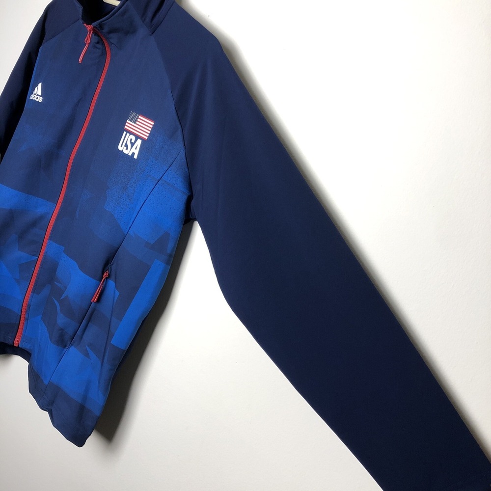 Adidas USA Team  Volleyball Warm Up Jacket Women's Size XL - Picture 9 of 15